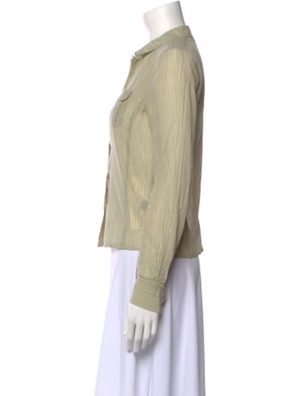 Marc Jacobs Long Sleeve Button-Up Top