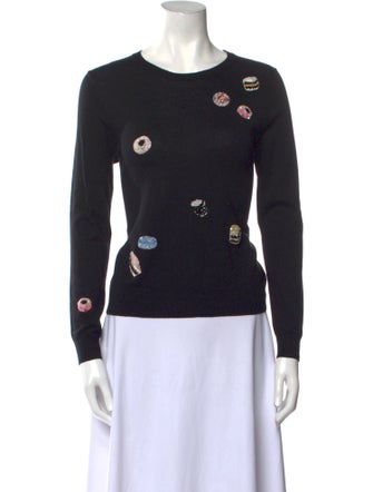 Marc Jacobs Wool Graphic Print Sweatshirt