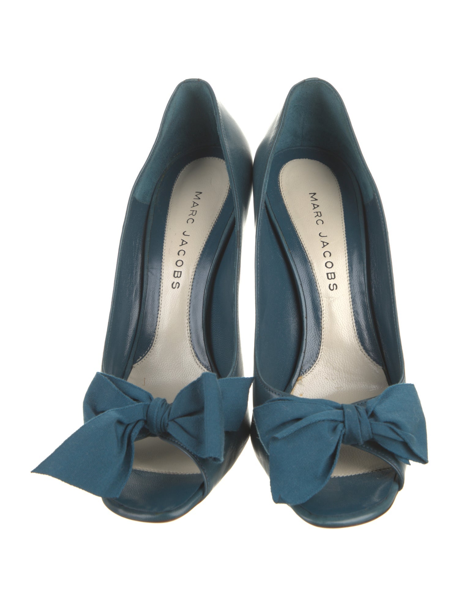 Marc Jacobs Leather Bow Accents Pumps