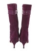 Marc Jacobs Suede Printed Sock Boots