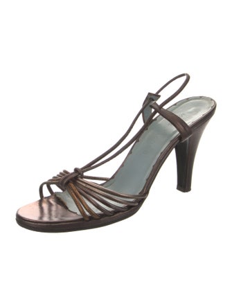 Marc Jacobs Leather Slingback Sandals
