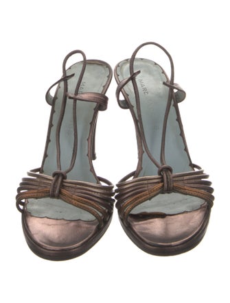 Marc Jacobs Leather Slingback Sandals