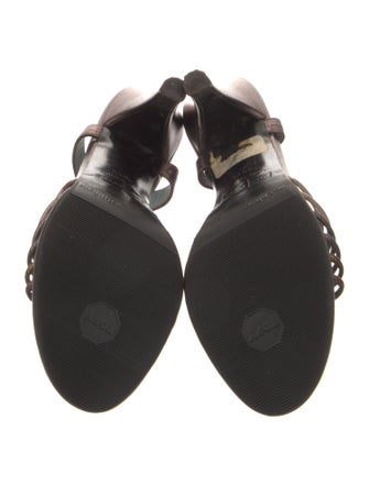 Marc Jacobs Leather Slingback Sandals