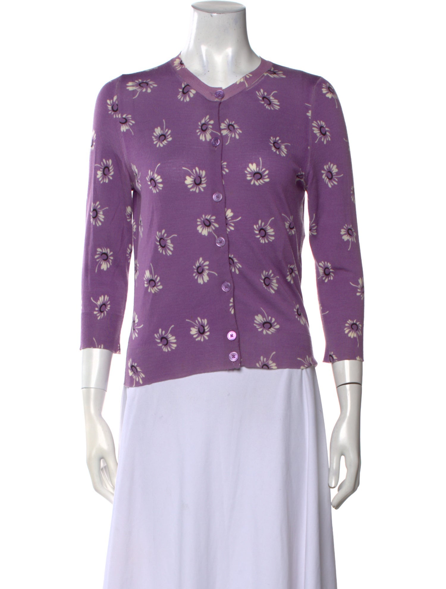 Marc Jacobs Printed Crew Neck Sweater