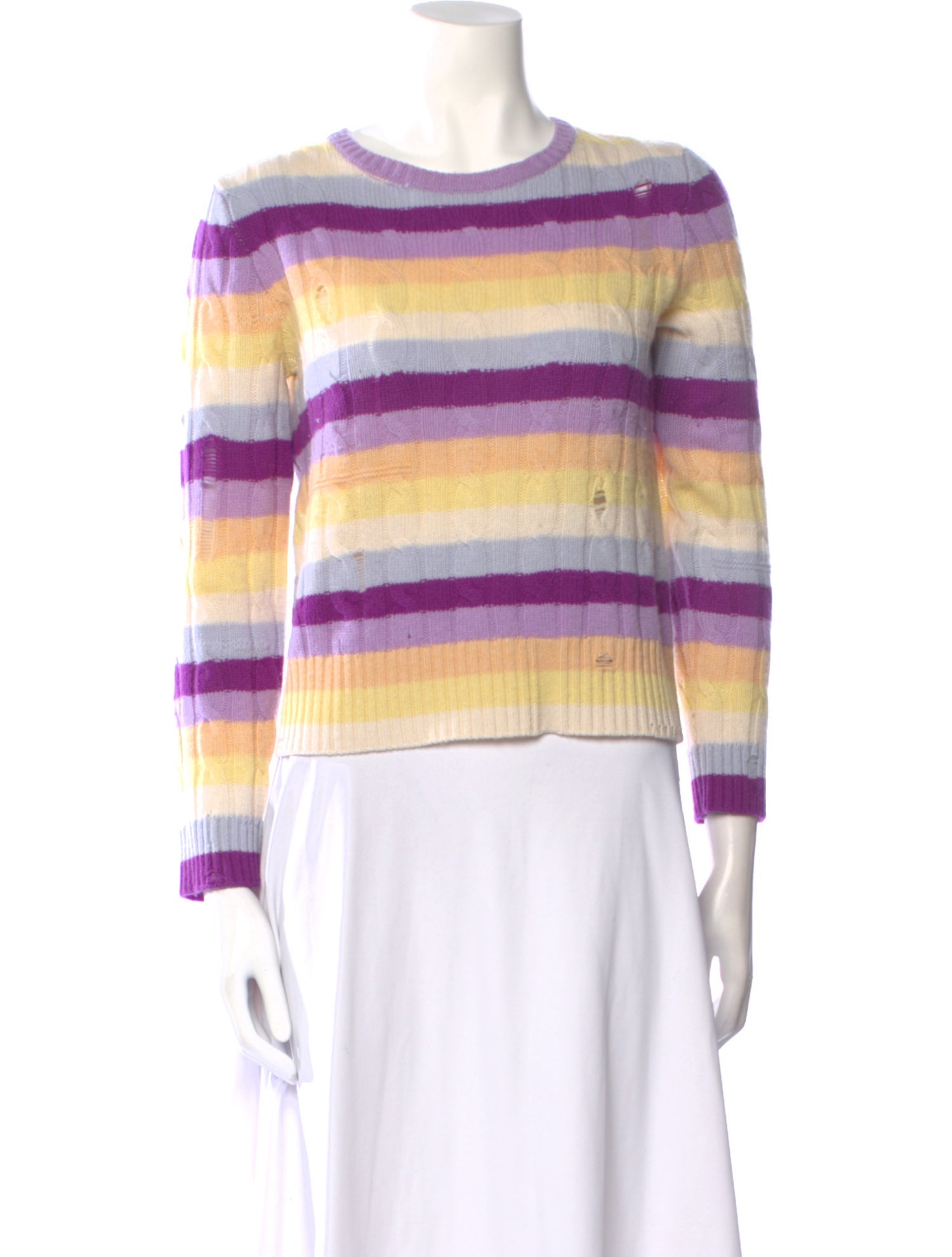 Marc Jacobs Cashmere Striped Sweater