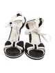 Marc Jacobs Canvas Printed Slingback Sandals