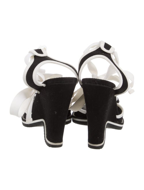 Marc Jacobs Canvas Printed Slingback Sandals