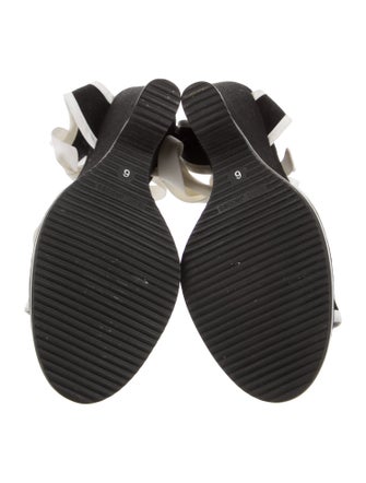 Marc Jacobs Canvas Printed Slingback Sandals