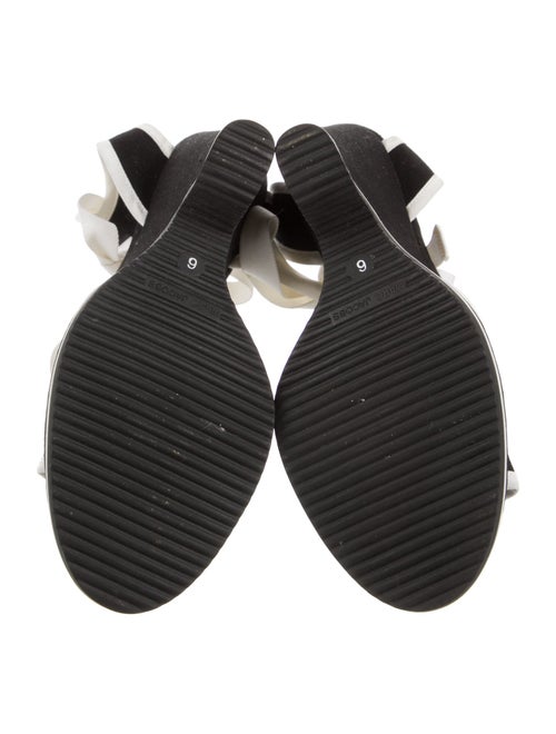 Marc Jacobs Canvas Printed Slingback Sandals