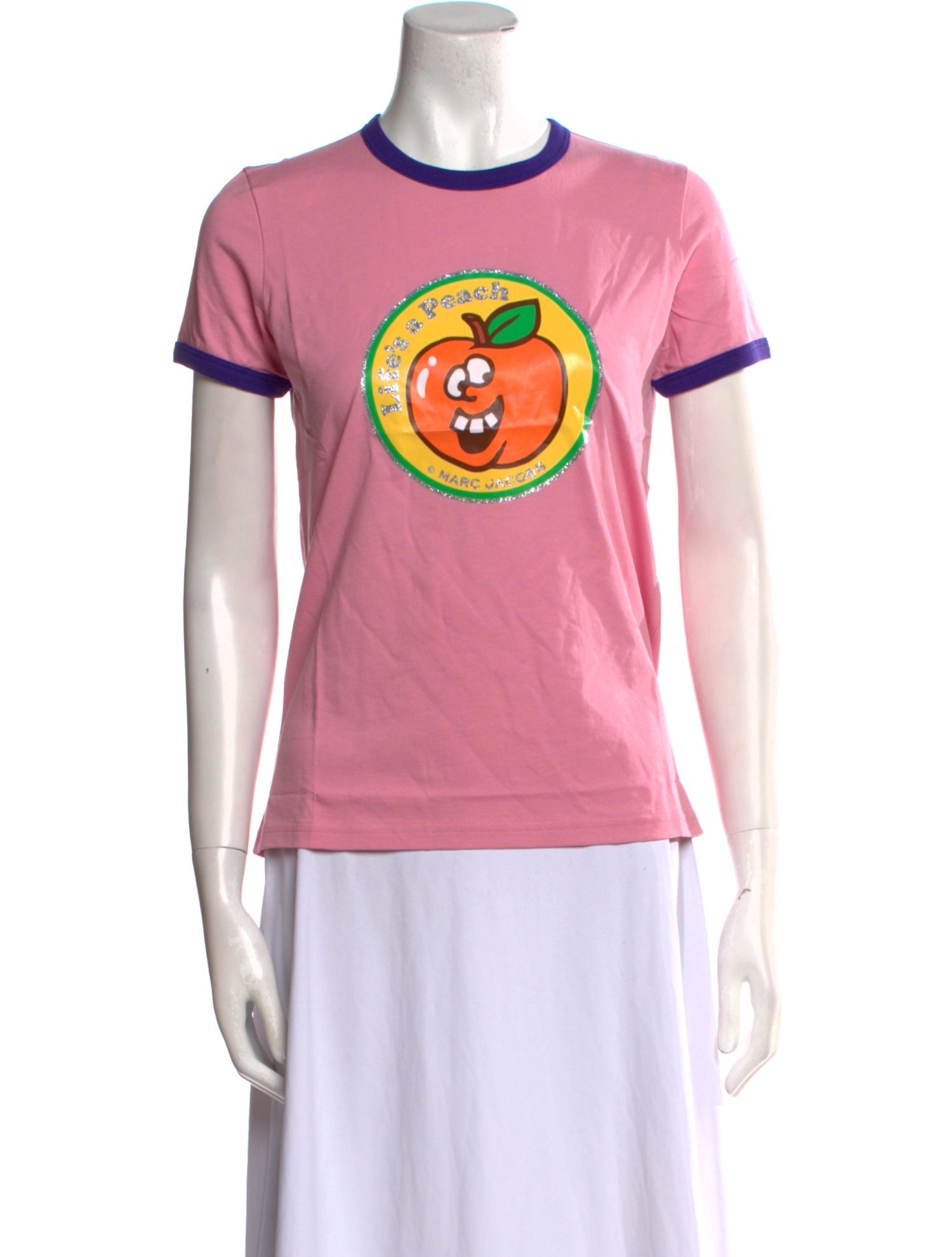 Marc Jacobs Graphic Print Crew Neck T-Shirt w/ Tags