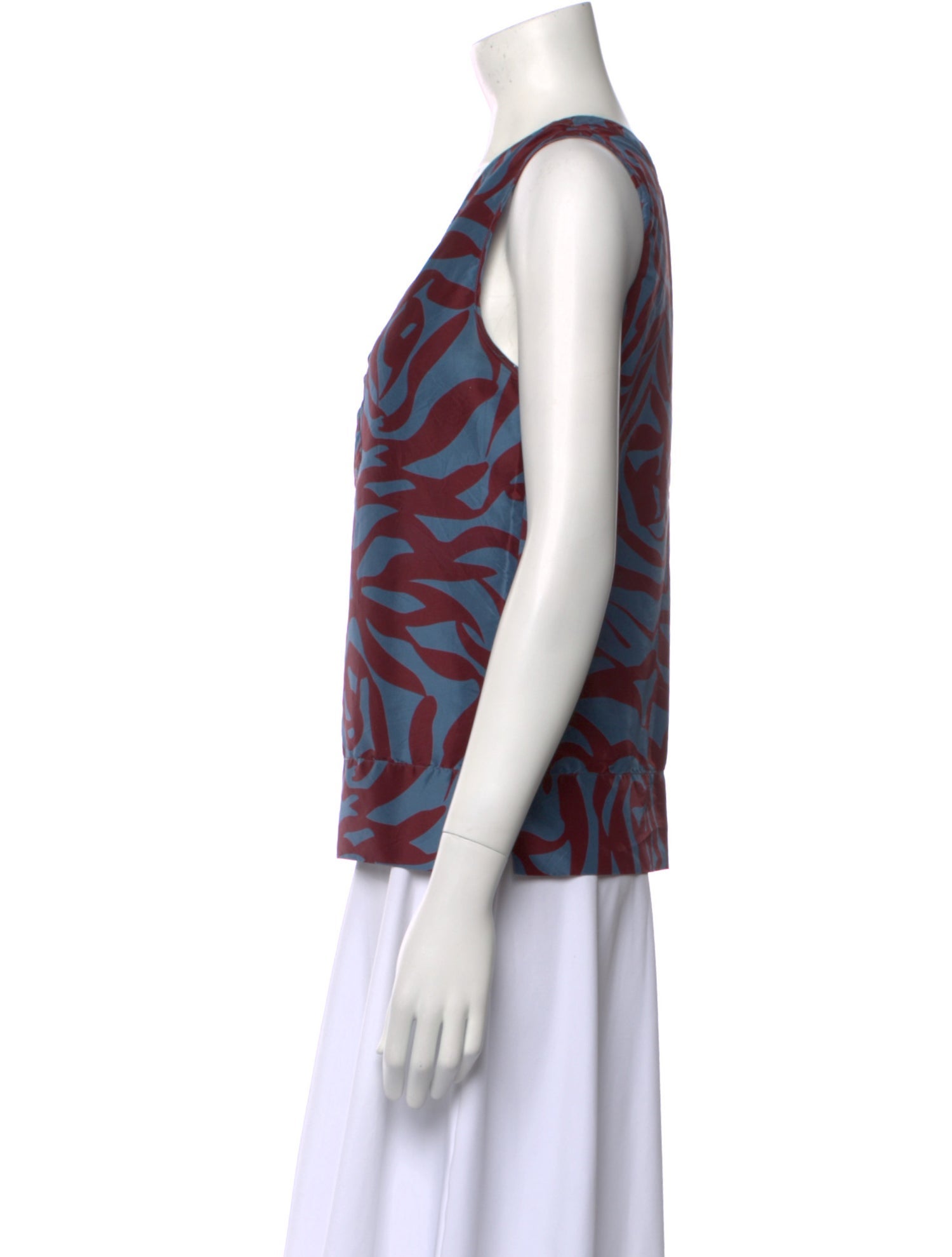 Marc Jacobs Silk Printed Blouse