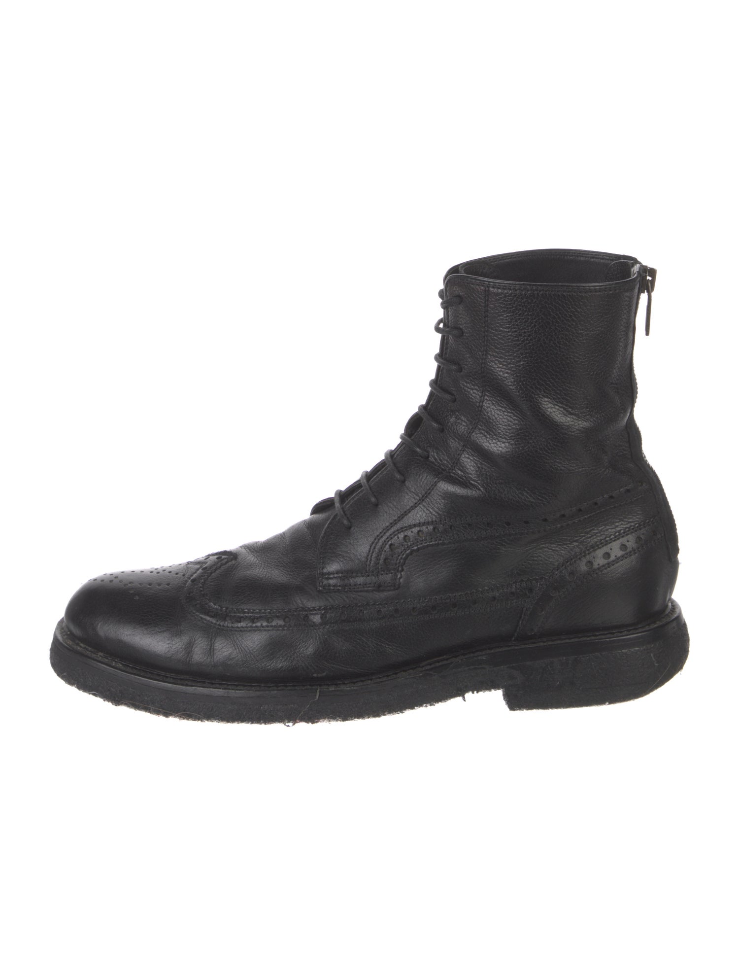 Marc Jacobs Leather Lace-Up Boots