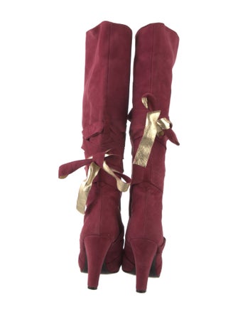 Marc Jacobs Suede Slouch Boots