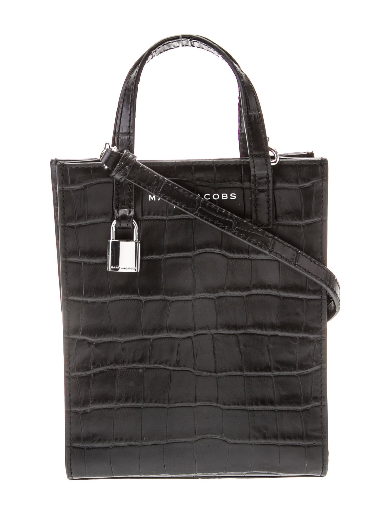 Marc Jacobs Embossed Leather Shoulder Bag