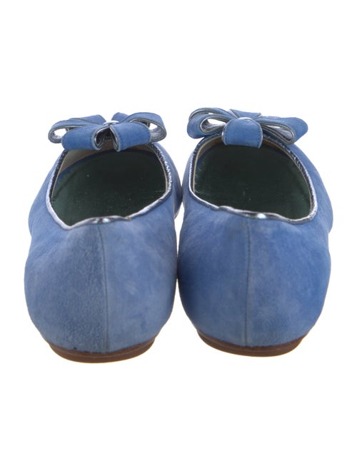 Marc Jacobs Suede Floral Print Flats