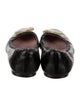 Marc Jacobs Leather Bow Accents Ballet Flats