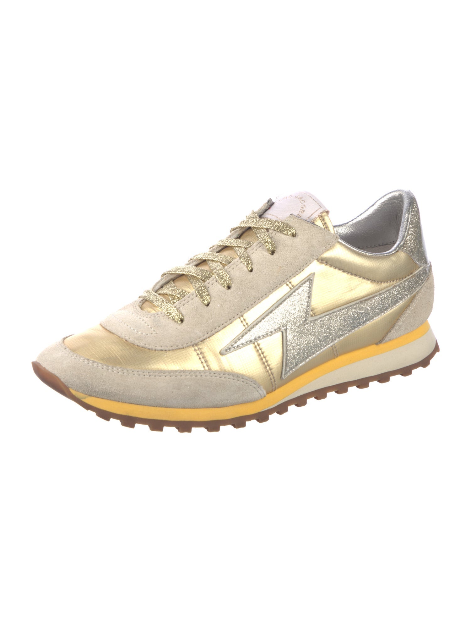 Marc Jacobs Signature Logo Suede Athletic Sneakers