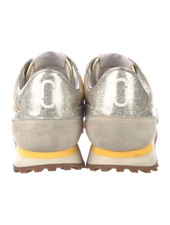 Marc Jacobs Signature Logo Suede Athletic Sneakers