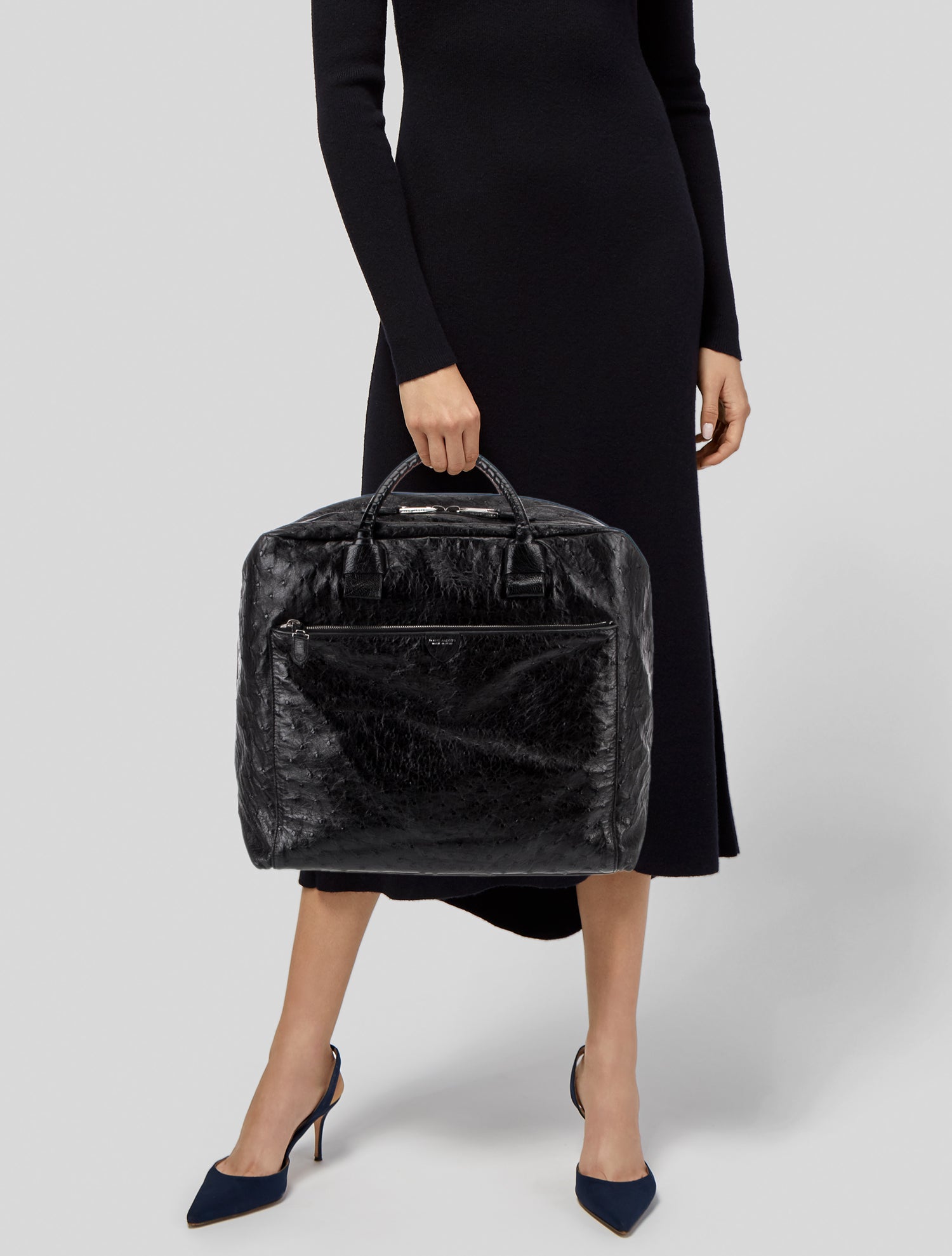 Marc Jacobs Ostrich Top Handle Bag