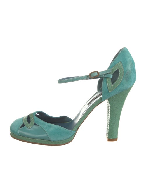 Marc by Marc Jacobs Suede D'Orsay Pumps