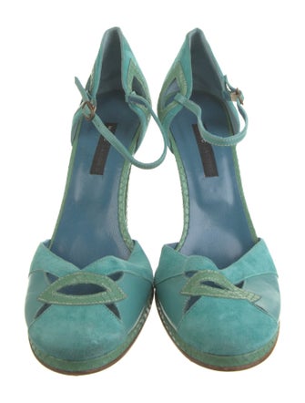 Marc by Marc Jacobs Suede D'Orsay Pumps