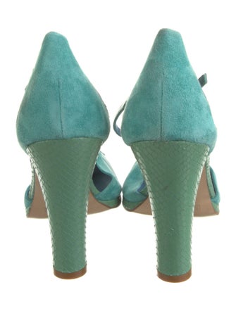 Marc by Marc Jacobs Suede D'Orsay Pumps