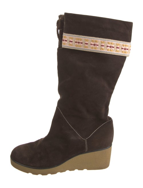 Marc Jacobs Suede Tassel Accents Boots