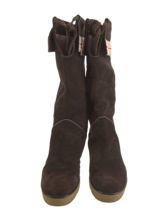 Marc Jacobs Suede Tassel Accents Boots