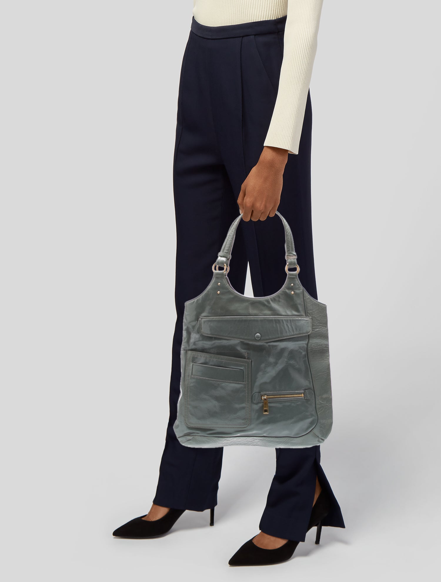 Marc Jacobs Patent Leather Top Handle Bag