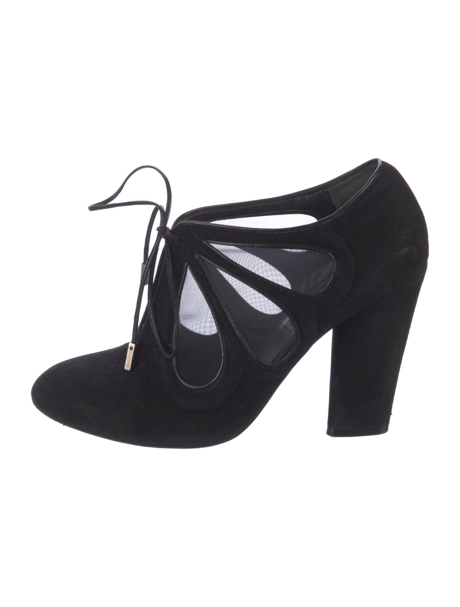 Marc Jacobs Suede Mesh Accents Pumps