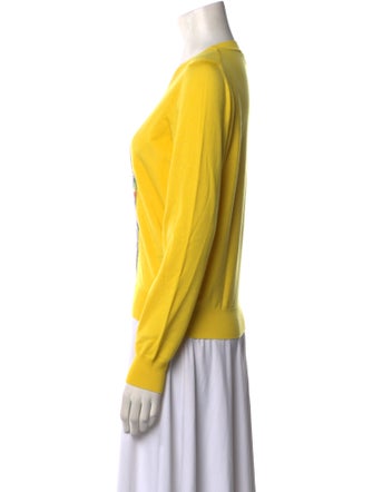 Marc Jacobs Virgin Wool Graphic Print Sweater