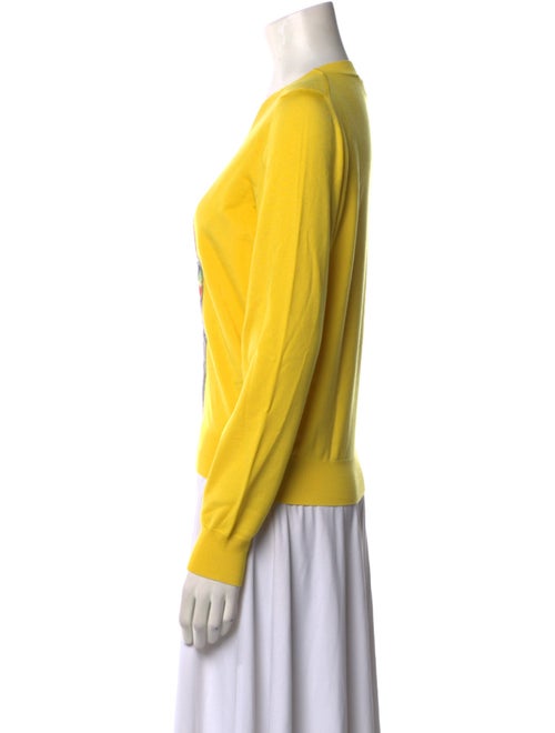 Marc Jacobs Virgin Wool Graphic Print Sweater