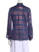 Marc Jacobs Silk Striped Button-Up Top
