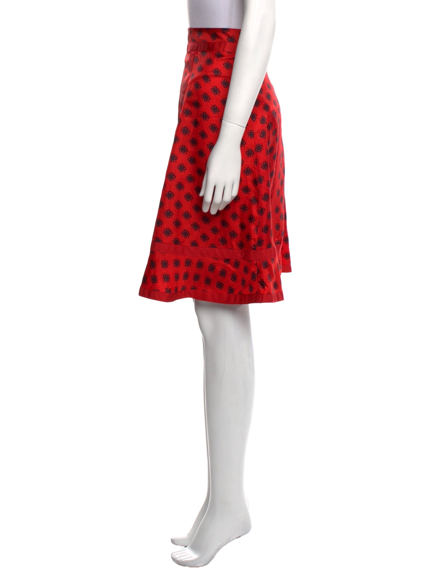 Marc Jacobs Silk Knee-Length Skirt