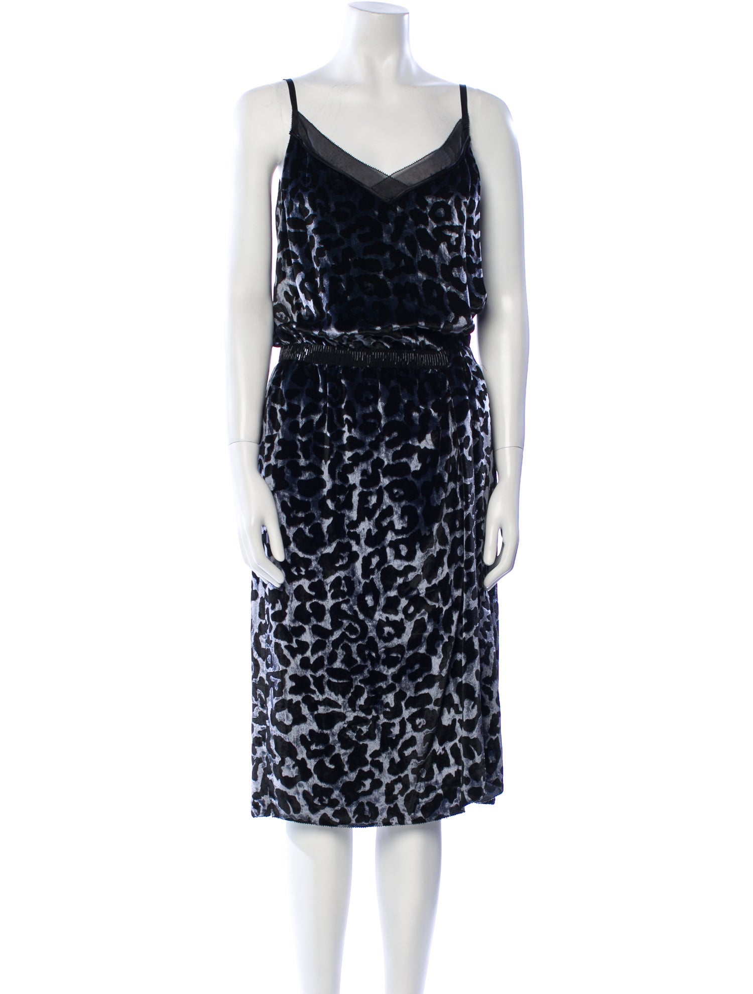 Marc Jacobs Animal Print Midi Length Dress