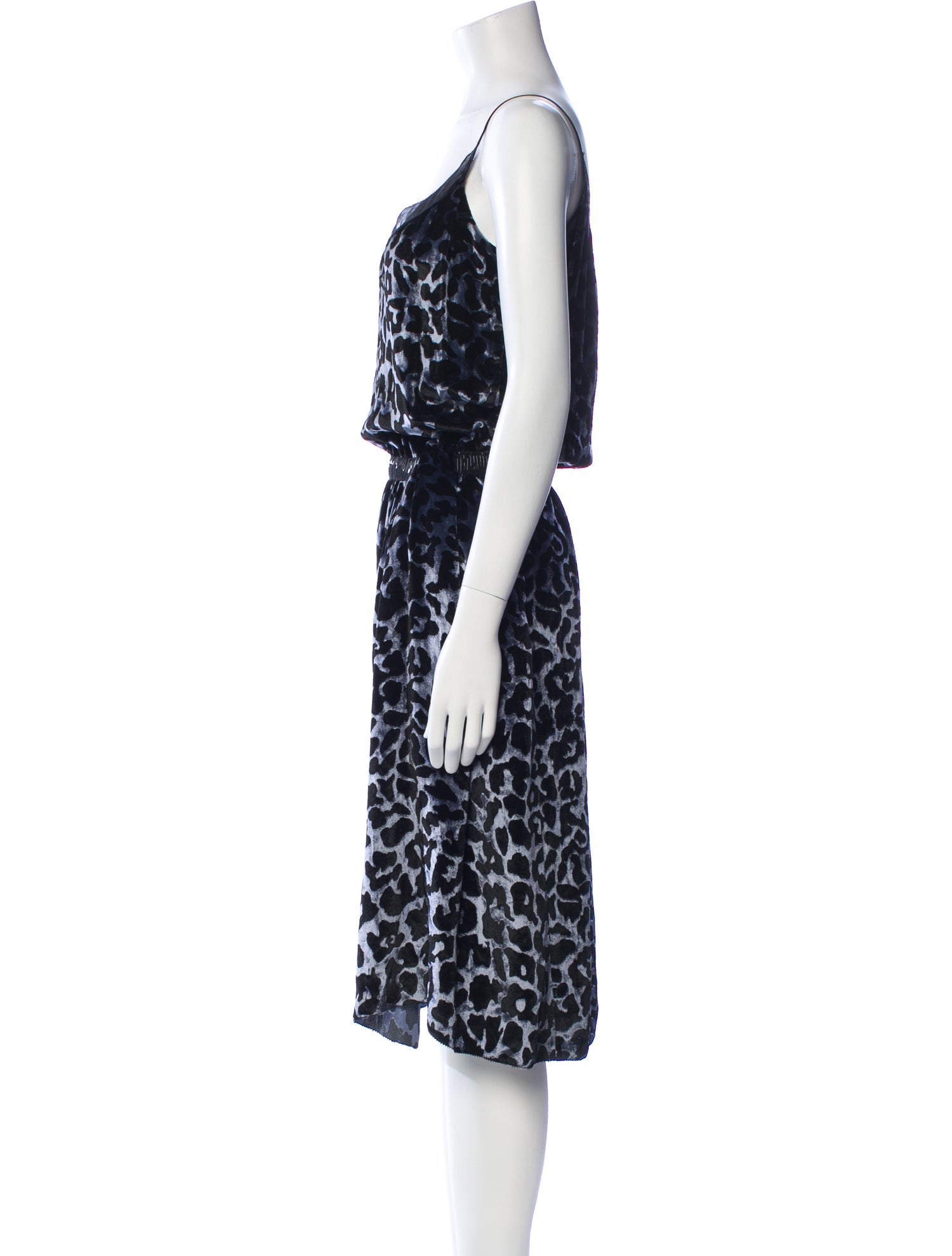 Marc Jacobs Animal Print Midi Length Dress