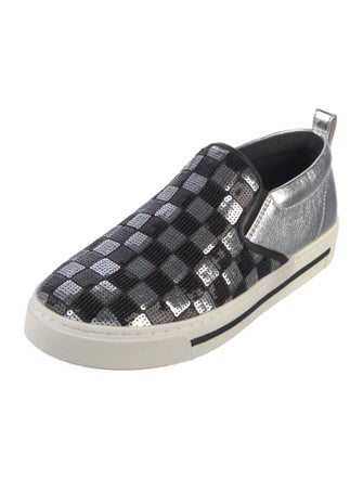 Marc Jacobs Leather Printed Sneakers
