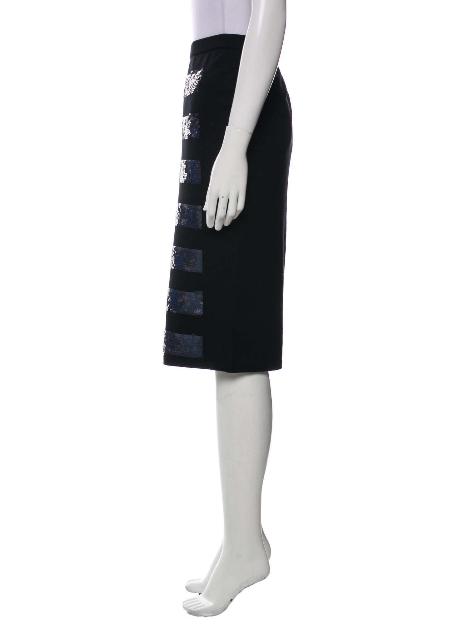 Marc Jacobs Striped Knee-Length Skirt