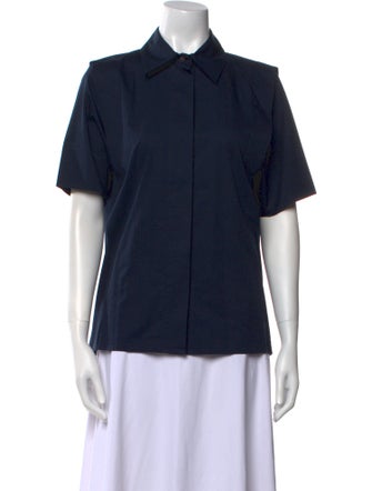 Marc Jacobs Short Sleeve Button-Up Top