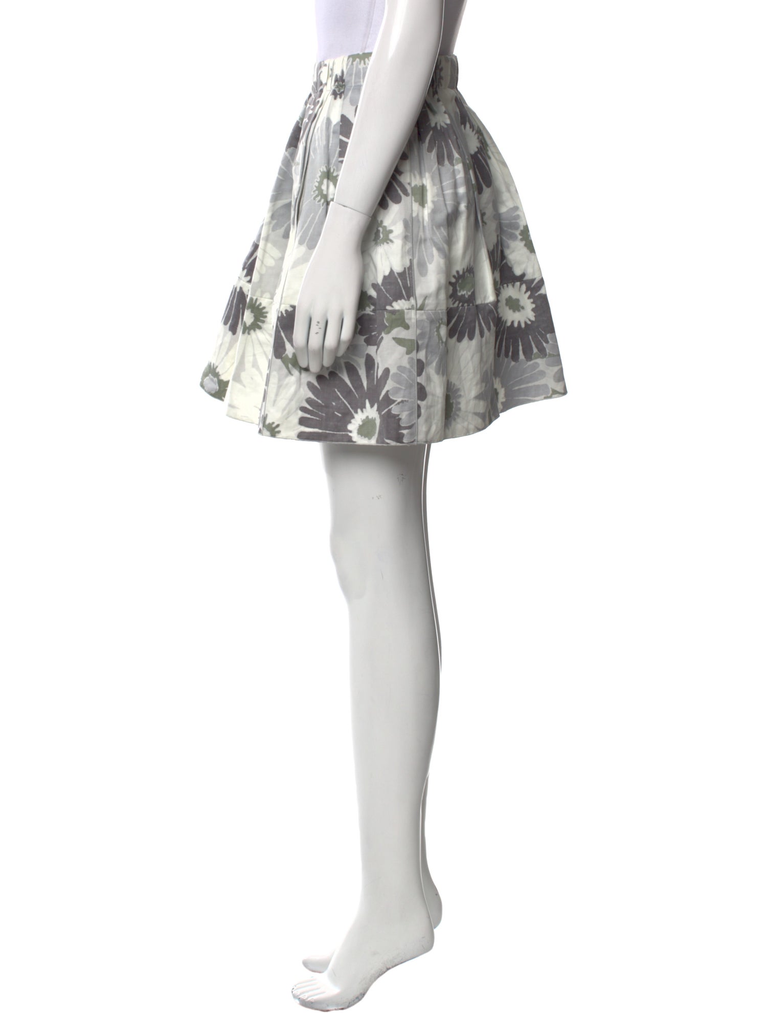 Marc Jacobs Floral Print Mini Skirt