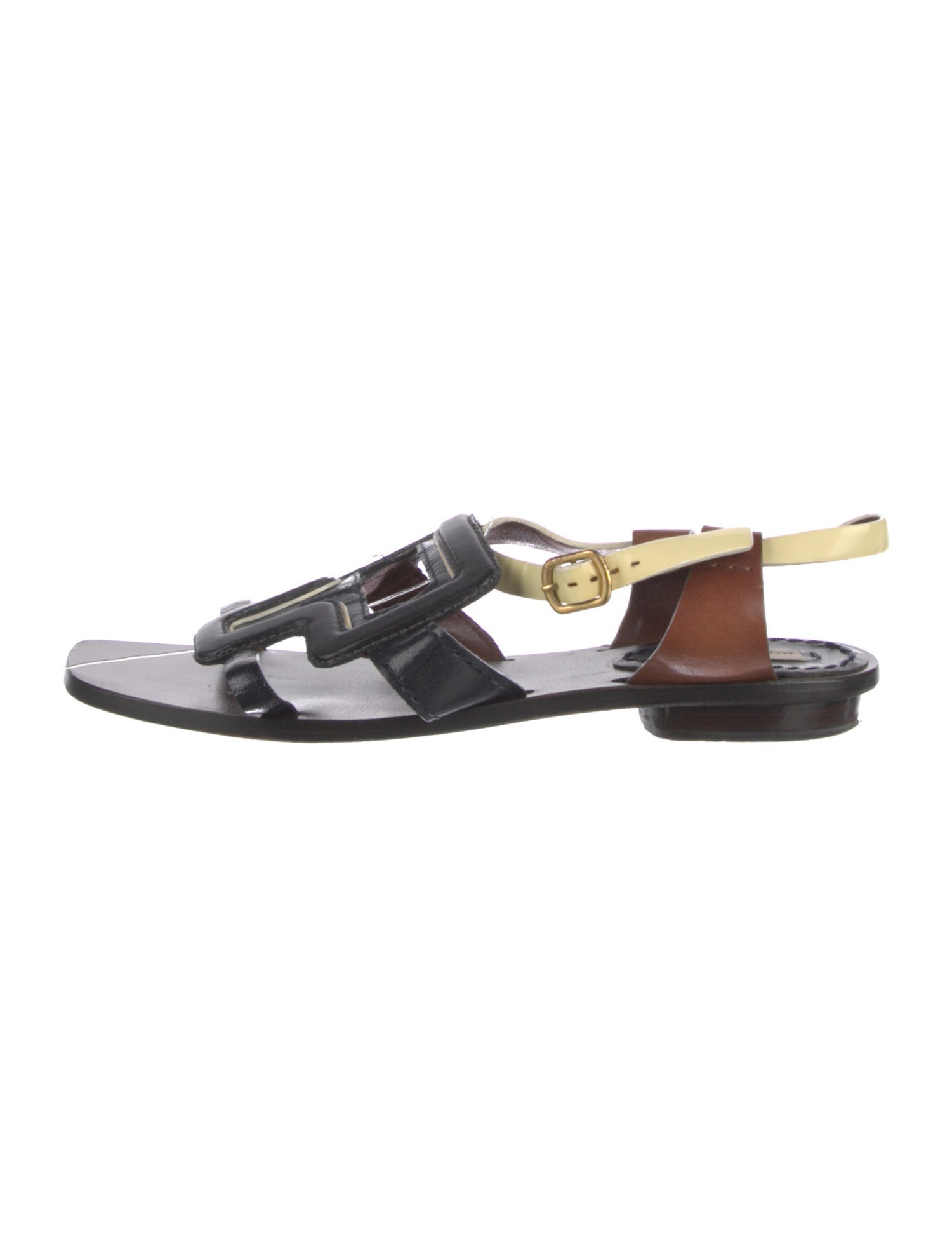 Marc Jacobs Leather Slingback Sandals