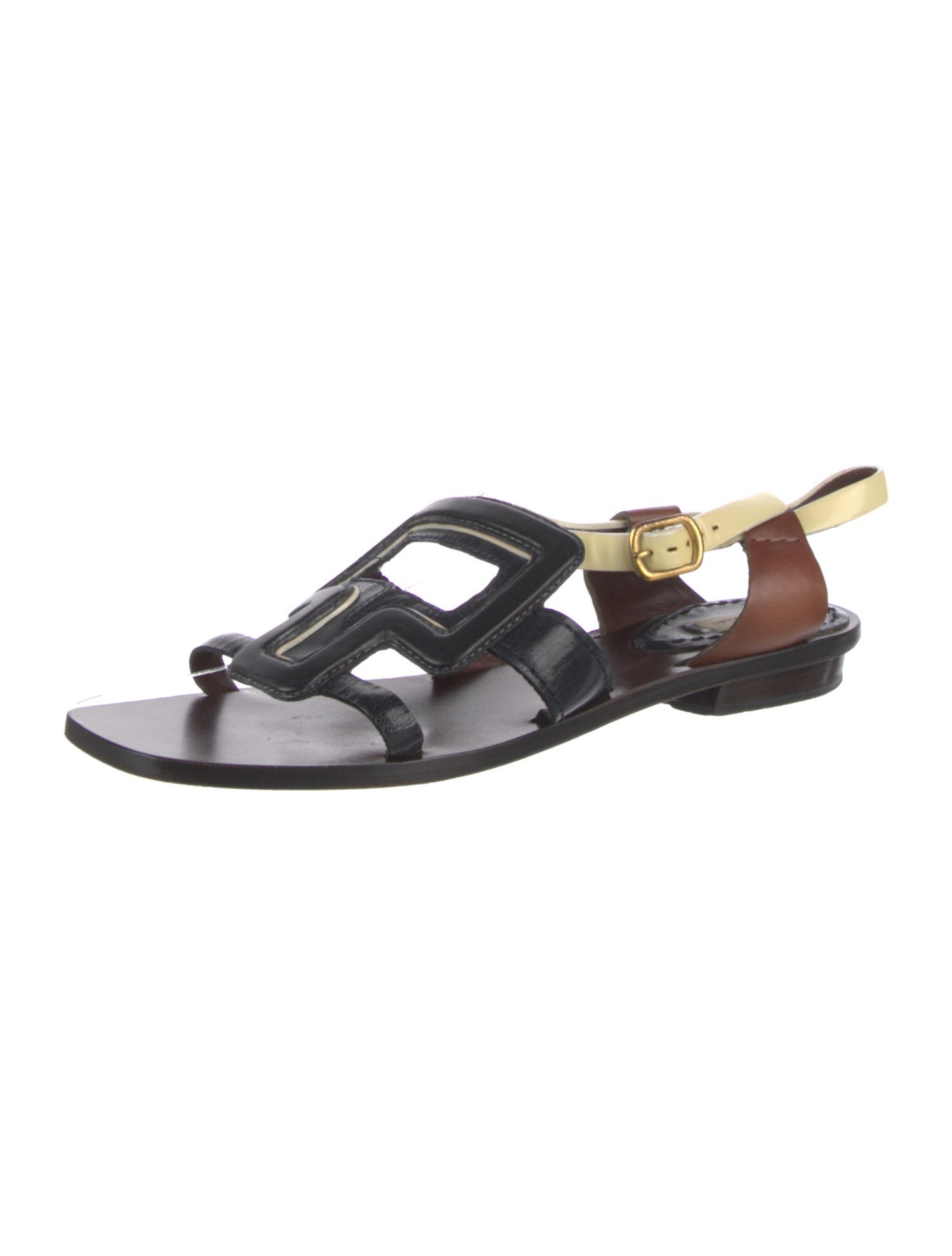 Marc Jacobs Leather Slingback Sandals