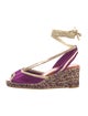 Marc Jacobs Satin Colorblock Pattern Slingback Pumps