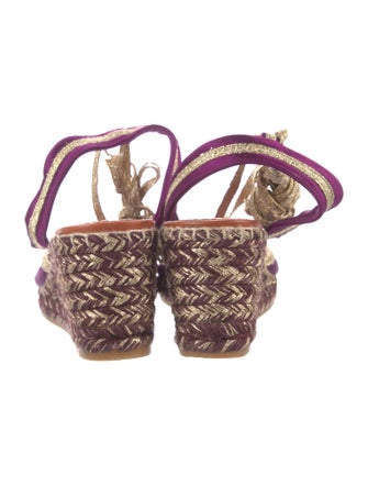 Marc Jacobs Satin Colorblock Pattern Slingback Pumps