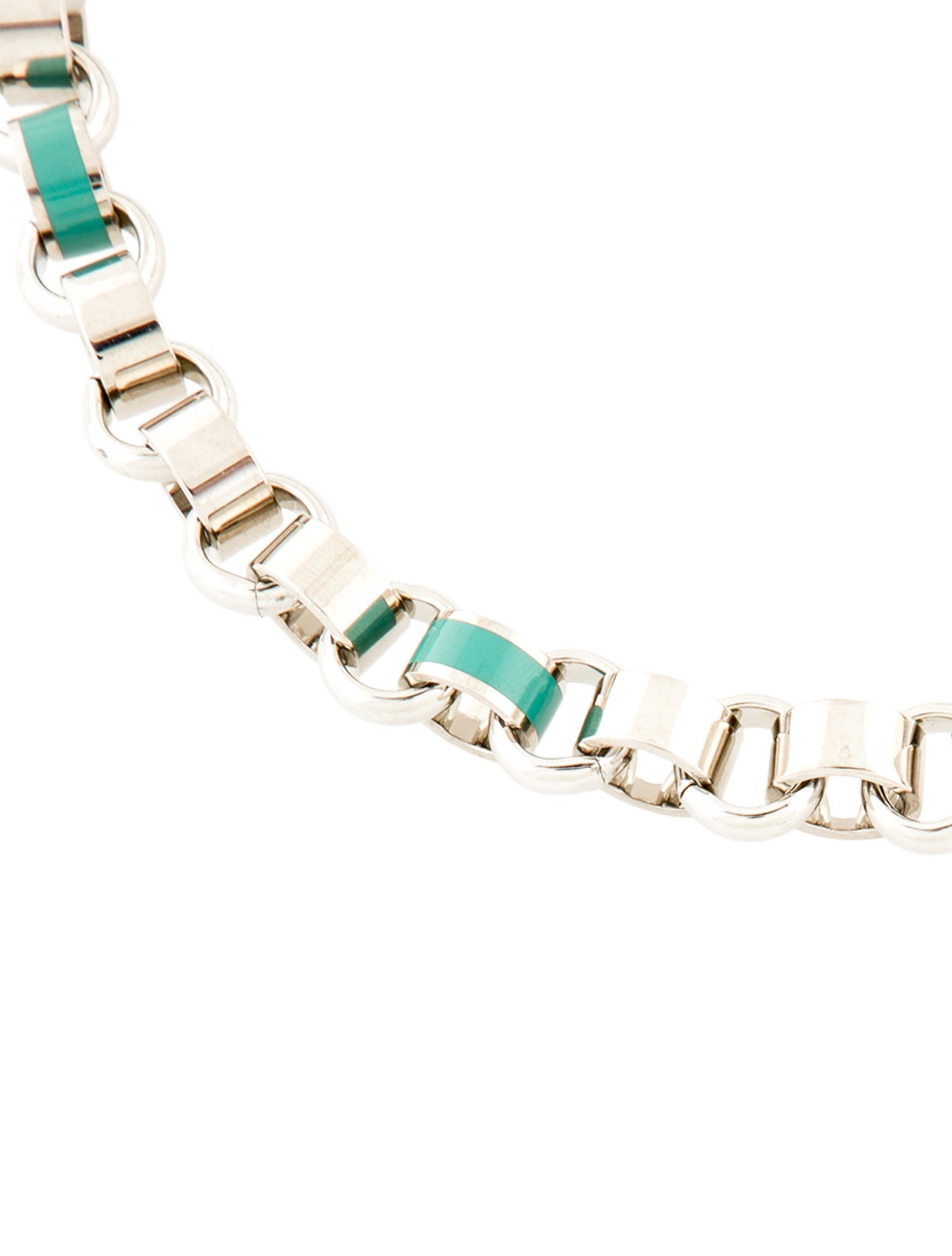 Marc Jacobs Enamel Toggle Chain Necklace