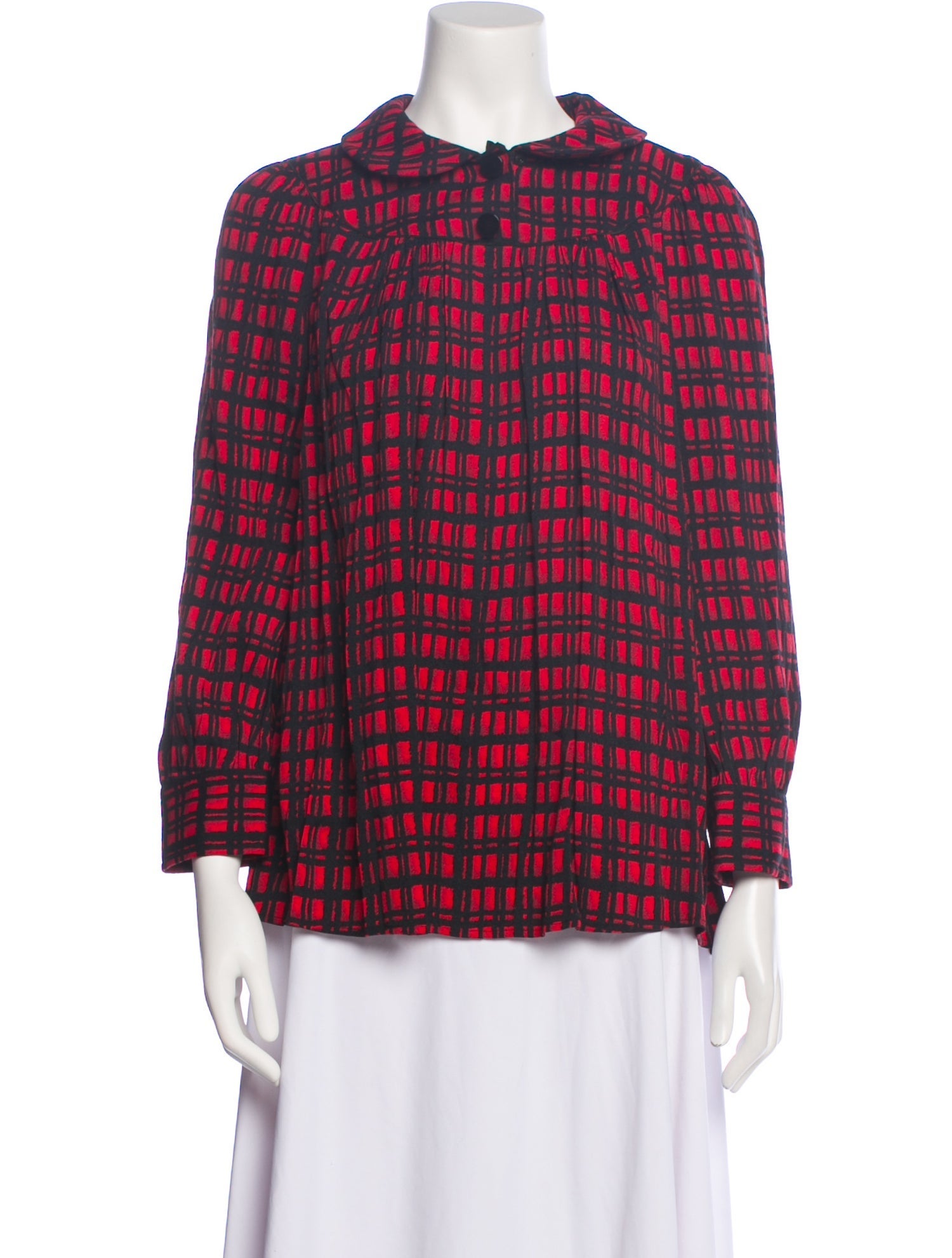 Marc Jacobs Plaid Print Jacket