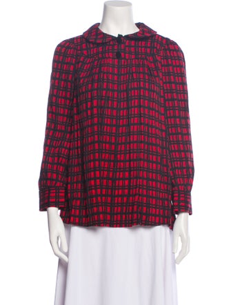 Marc Jacobs Plaid Print Jacket
