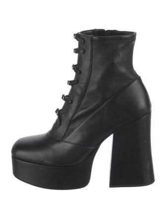 Marc Jacobs Leather Lace-Up Boots