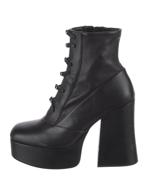 Marc Jacobs Leather Lace-Up Boots