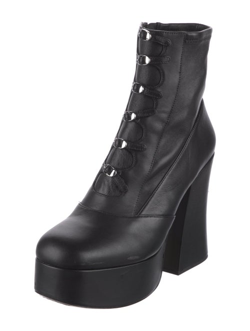 Marc Jacobs Leather Lace-Up Boots